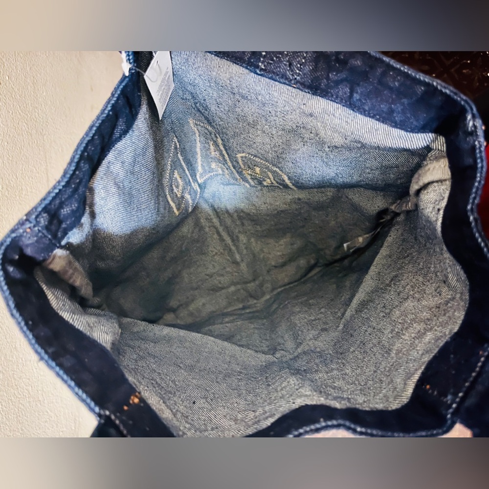 NWT Gap Logo Denim Bag - Picture 2 of 4